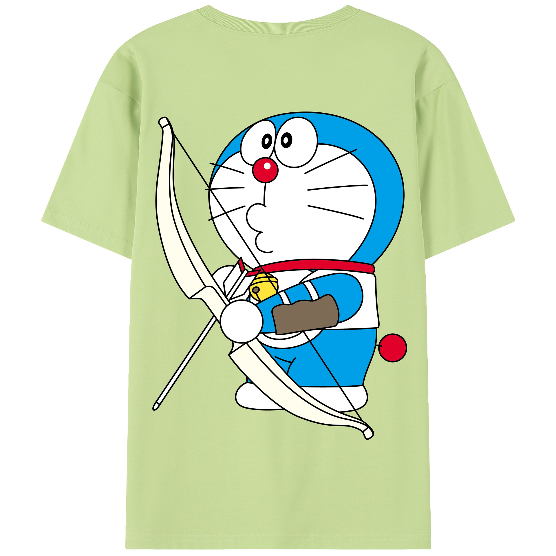 （画像用） ドラえもん Doraemon 綿100％半袖Tシャツ（背面プリント）